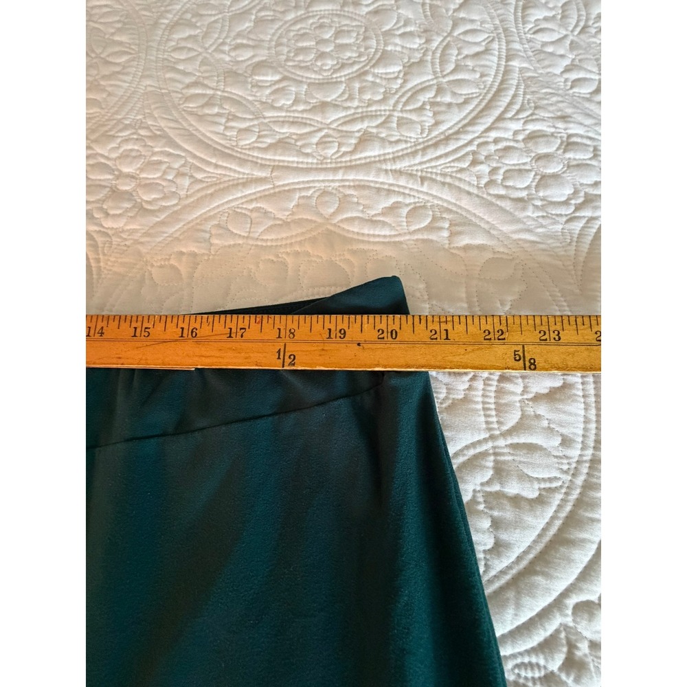 Terra & Sky Womens 3X 24W-26W Gem Slate Green Pull On Leggings TS49840 - Picture 4 of 9